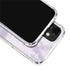 Purple and White Tie Dye iPhone 12 Mini Clear Case