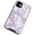 Purple and White Tie Dye iPhone 12 Mini Clear Case