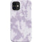 Purple and White Tie Dye iPhone 12 Mini Lite Case