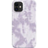 Purple and White Tie Dye iPhone 12 Mini Lite Case