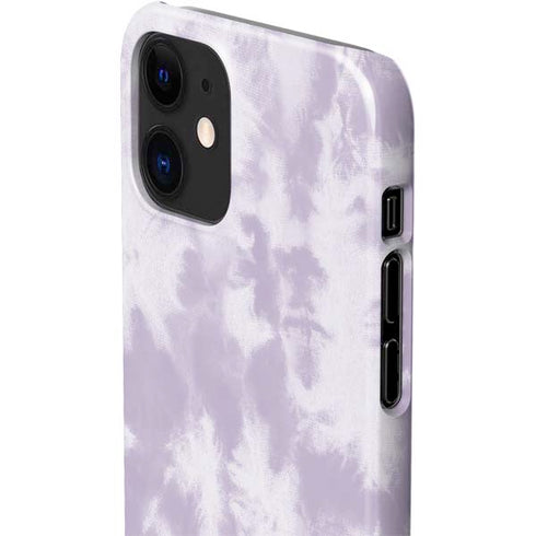 Purple and White Tie Dye iPhone 12 Mini Lite Case
