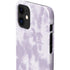 Purple and White Tie Dye iPhone 12 Mini Lite Case