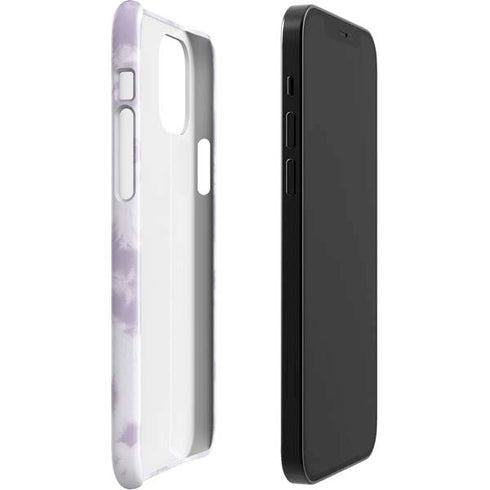 Purple and White Tie Dye iPhone 12 Mini Lite Case