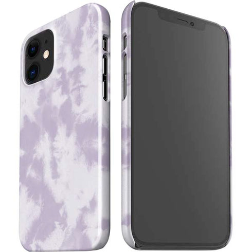 Purple and White Tie Dye iPhone 12 Mini Lite Case