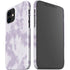 Purple and White Tie Dye iPhone 12 Mini Lite Case