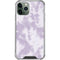 Purple and White Tie Dye iPhone 12 Pro Clear Case