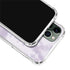 Purple and White Tie Dye iPhone 12 Pro Clear Case