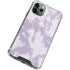 Purple and White Tie Dye iPhone 12 Pro Clear Case