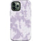 Purple and White Tie Dye iPhone 12 Pro Impact Case