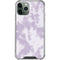 Purple and White Tie Dye iPhone 12 Pro Max Clear Case