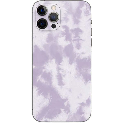 Purple and White Tie Dye iPhone 12 Pro Skin