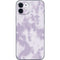 Purple and White Tie Dye iPhone 12 Skin