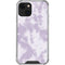 Purple and White Tie Dye iPhone 13 Clear Case
