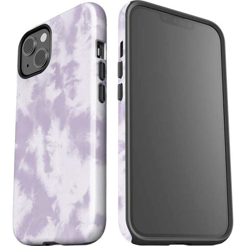Purple and White Tie Dye iPhone 13 Impact Case