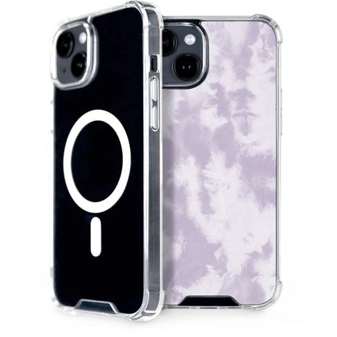 Purple and White Tie Dye iPhone 13 MagSafe Case