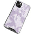 Purple and White Tie Dye iPhone 13 Mini Clear Case