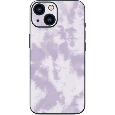 Purple and White Tie Dye iPhone 13 Mini Skin