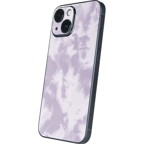 Purple and White Tie Dye iPhone 13 Mini Skin
