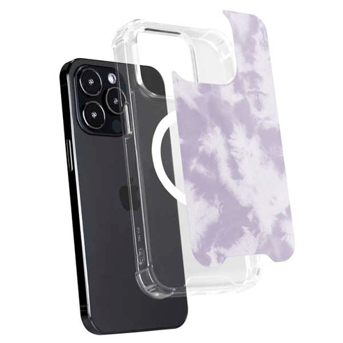 Purple and White Tie Dye iPhone 13 Pro MagSafe Case