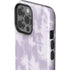 Purple and White Tie Dye iPhone 13 Pro Max Impact Case