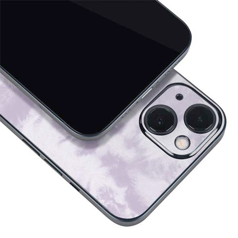 Purple and White Tie Dye iPhone 13 Skin