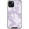 Purple and White Tie Dye iPhone 14 Clear Case