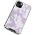 Purple and White Tie Dye iPhone 14 Clear Case