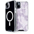 Purple and White Tie Dye iPhone 15 MagSafe Case