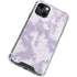 Purple and White Tie Dye iPhone 14 Plus Clear Case