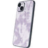 Purple and White Tie Dye iPhone 14 Plus Skin