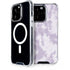 Purple and White Tie Dye iPhone 15 Pro MagSafe Case