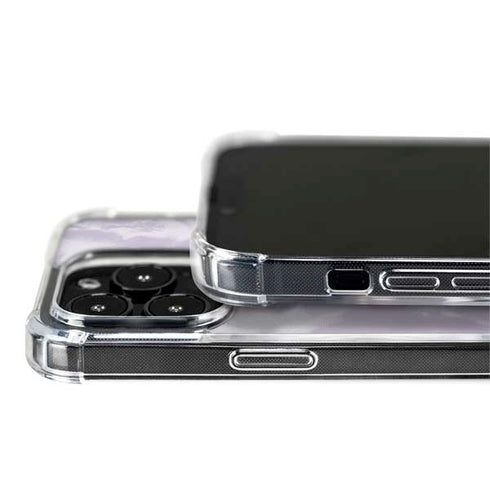 Purple and White Tie Dye iPhone 15 Pro MagSafe Case