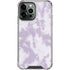 Purple and White Tie Dye iPhone 14 Pro Max Clear Case