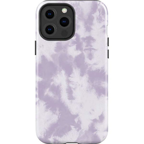 Purple and White Tie Dye iPhone 15 Pro Max Impact Case