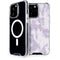 Purple and White Tie Dye iPhone 15 Pro Max MagSafe Case