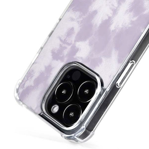 Purple and White Tie Dye iPhone 15 Pro Max MagSafe Case