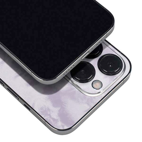 Purple and White Tie Dye iPhone 15 Pro Skin