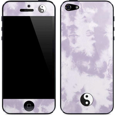 Purple and White Tie Dye iPhone 5/5s/5SE Skin