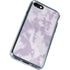 Purple and White Tie Dye iPhone SE (2nd & 3rd Gen) Clear Case