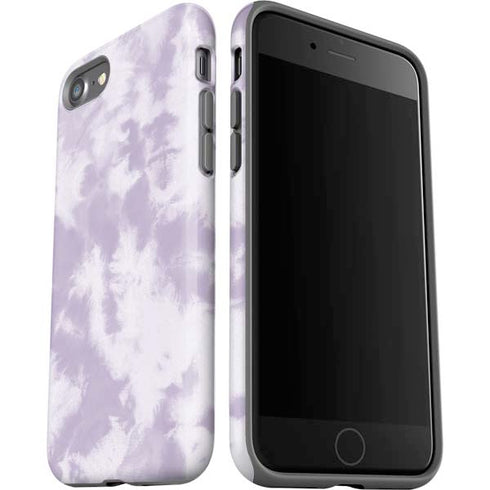 Purple and White Tie Dye iPhone SE (2nd & 3rd Gen) Pro Case