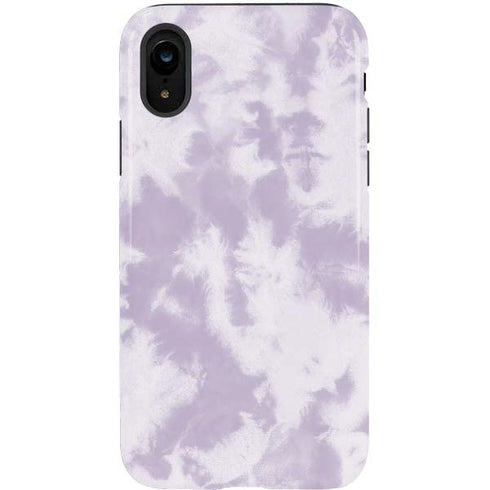 Purple and White Tie Dye iPhone XR Pro Case
