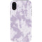 Purple and White Tie Dye iPhone XR Pro Case