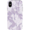Purple and White Tie Dye iPhone XS Pro Case