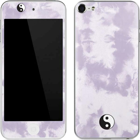 Purple and White Tie Dye Apple iPod Skin