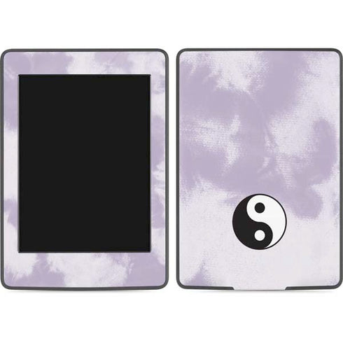 Purple and White Tie Dye Amazon Kindle Skin
