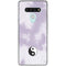 Purple and White Tie Dye LG Stylo 6 Clear Case