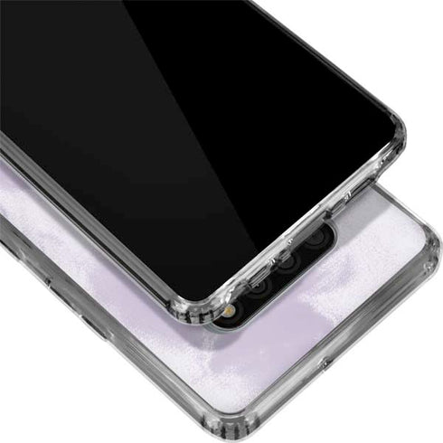 Purple and White Tie Dye LG Stylo 6 Clear Case