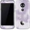 Purple and White Tie Dye Moto E5 Play Skin