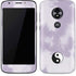 Purple and White Tie Dye Moto E5 Play Skin