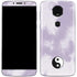 Purple and White Tie Dye Moto E5 Plus Skin